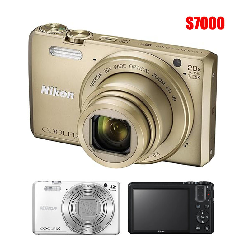Nikon CoolPix S7000 16 MP Compact Digital Camera 20x Optical Zoom