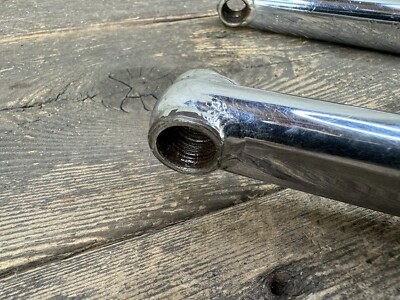 GT 4130 Bmx Crank Set 19mm Spindle Old Mid School Bmx 180 | eBay