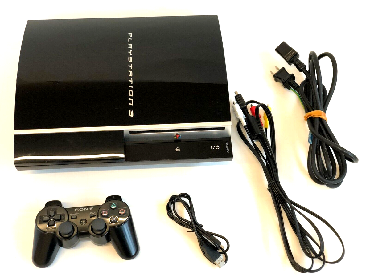 SONY PLAYSTATION 3 80GB black PS3 CECHL00 Japan game Console boxed