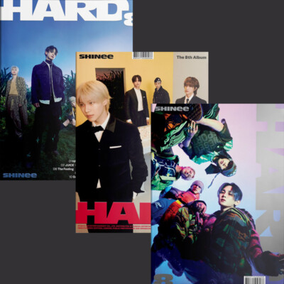 SHINEE [HARD] Album PHOTO BOOK 3 Ver SET/3CD+3 Book+3 Card+3