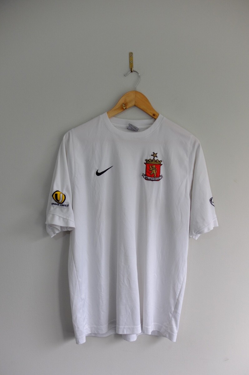 Vintage Valletta FC Nike home white shirt 2007- 08 football Malta