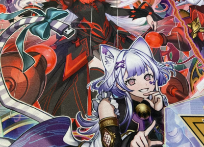 WVICM M∀LICE Q HEARTS OF CRYPTER RED RANSOM Playmat TCG CCG Pad