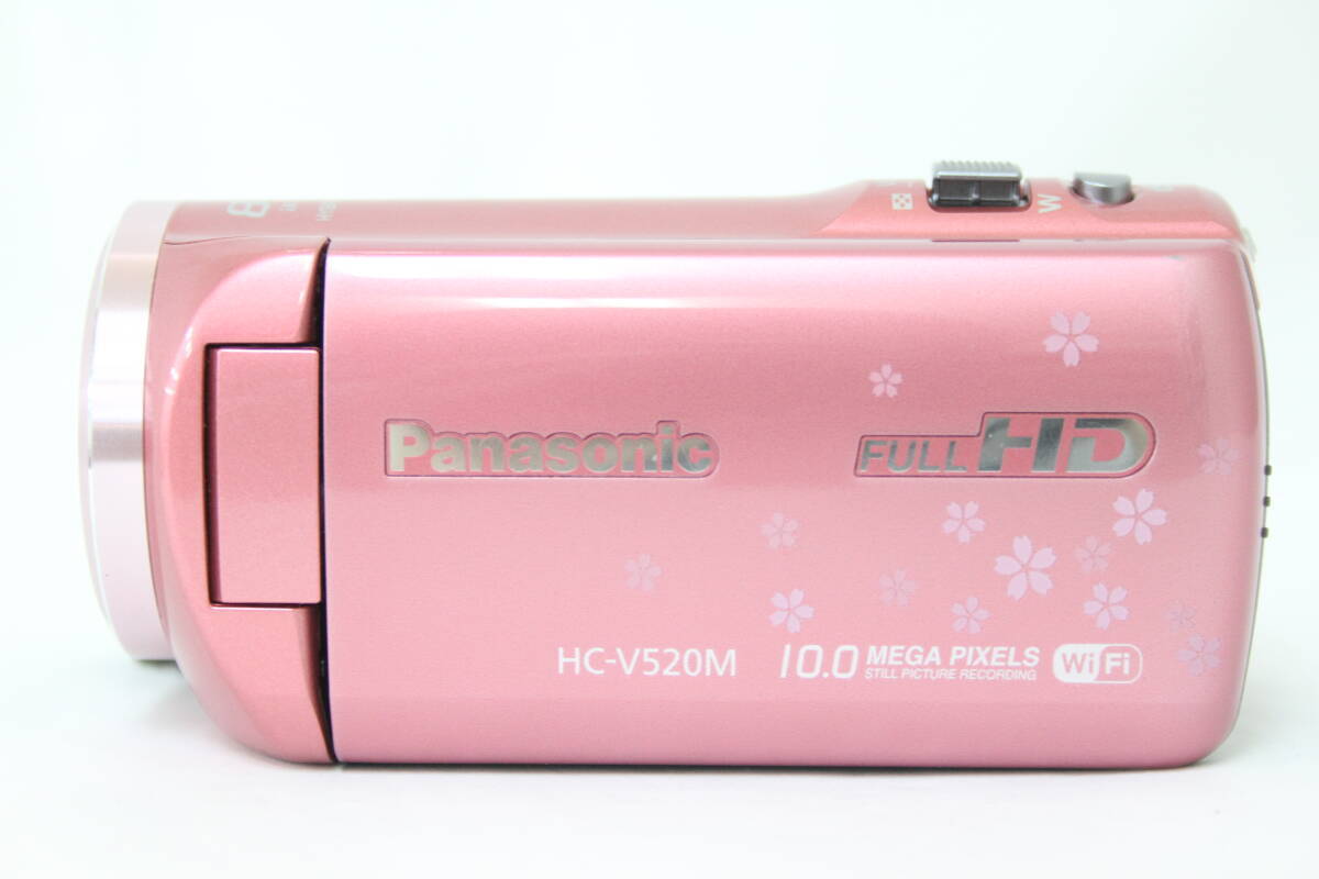 Panasonic HC-V520M Pink Digital HD Video Camera Memory 32GB 50x
