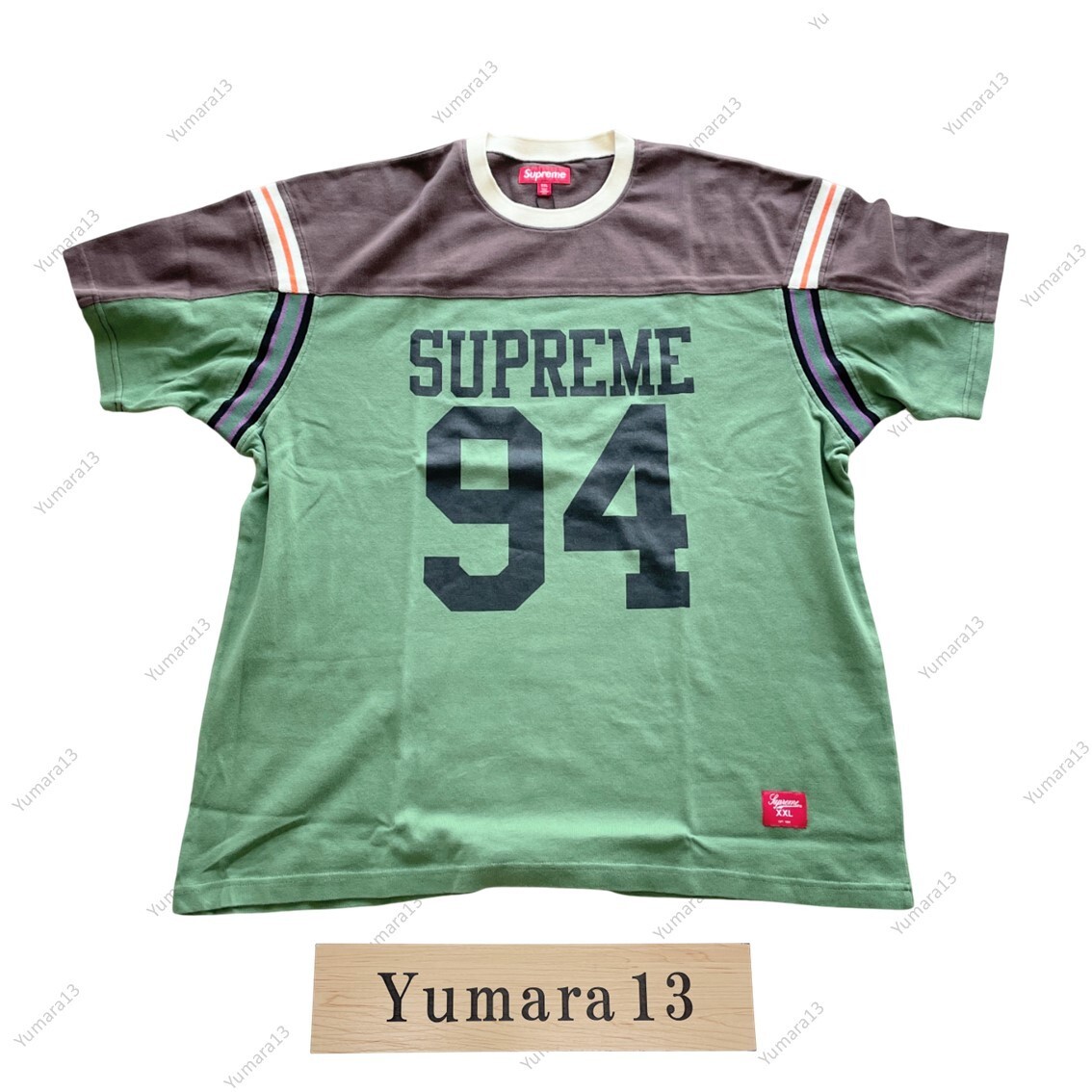 Supreme Split S/S Football Top Black Green Purple 3colors SS25 | eBay