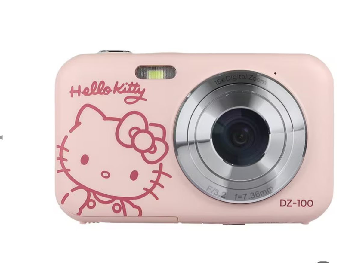 YASHICA Compact Digital Camera DZ-100 Hello Kitty Playground Pink
