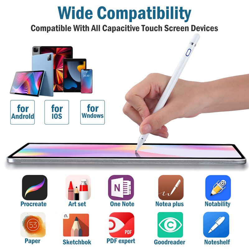For Apple Pencil 1st 2nd Generation Pen Stylus iPad 6th 7th 8th