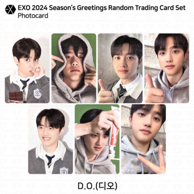 EXO 2024 Season's Greetings Random Trading Card Set Concept Selfie