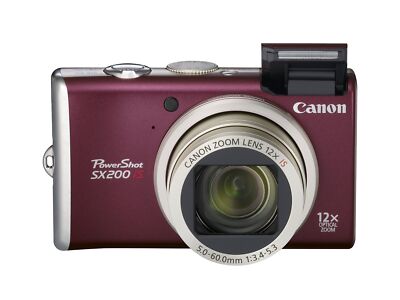 Canon PowerShot SX200 lS 12.1MP 12x Optical Zoom CCD Digital