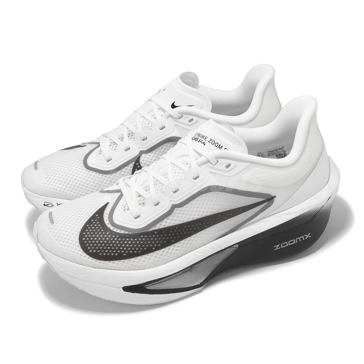 Nike Zoom Fly 6 White Black Men Runner Road Running Jogging Shoes
