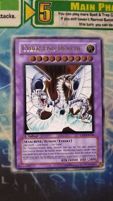 YUGIOH! GERMAN Cyber End Dragon Ultimate Rare CRV-DE036 1st