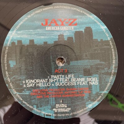 Jay-Z / American Gangster 2007 US Original 2LP Vinyl Roc A Fella