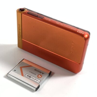 Sony Cyber-shot DSC-TX30 18.2MP Digital Camera - Orange for sale