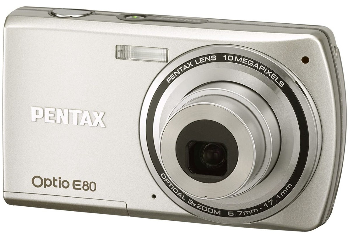 PENTAX Digital Camera Optio E80 10.0MP 3x optical zoom Silver | eBay