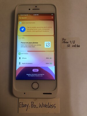 Apple Genuine Smart Battery Case For iPhone 7/8/SE 2nd 3rd - White