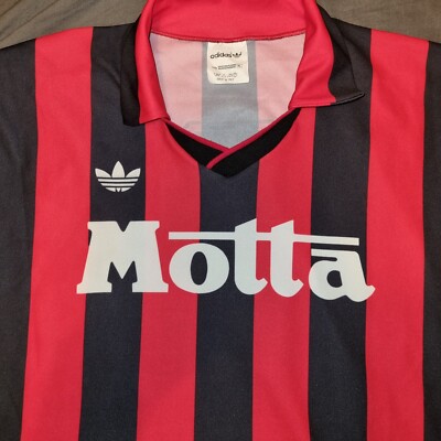 AC Milan 1992/93 Adidas long sleeve football shirt XL Motta #2