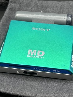 Sony MZ-E75 Walkman MiniDisc MD Player Green - Working | eBay