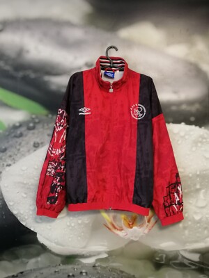 Ajax 1996 - 1997 vintage training football zip track jacket coat