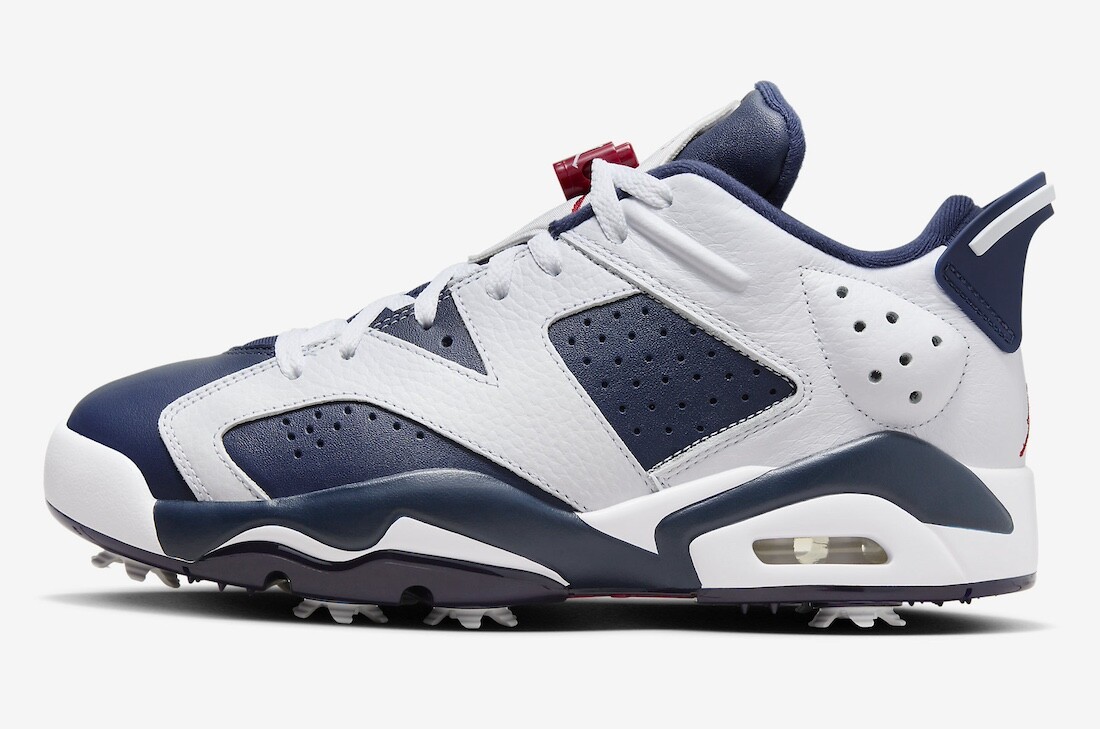 Nike Air Jordan 6 Retro G Golf Olympic White Midnight Navy DV1376