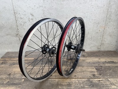 Sun Z25 20” Bmx Rims Redline Tootsie Roll Hubs 36 Spoke 3/8” Axles