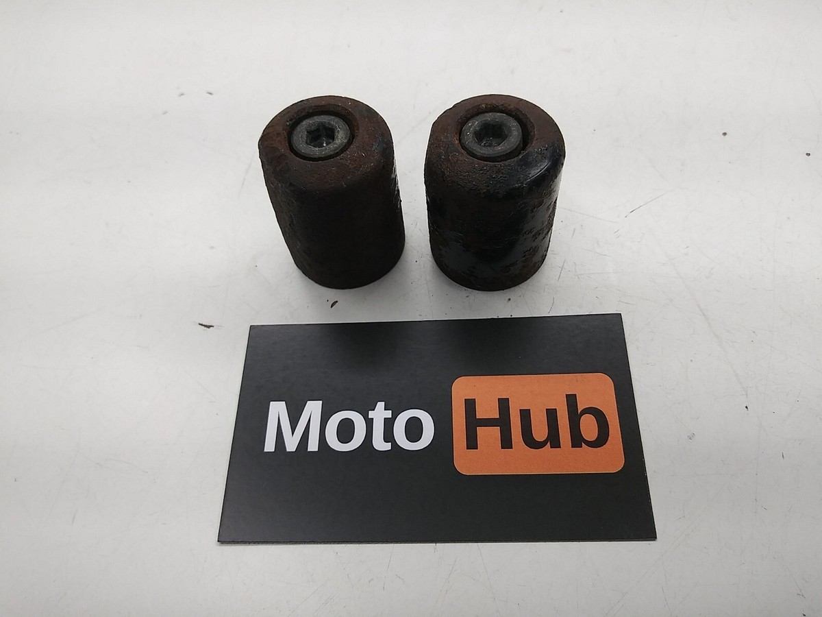 Kawasaki OEM HANDLEBAR BAR END WEIGHTS w BOLTS for ZX6R ZX9R ZX10R