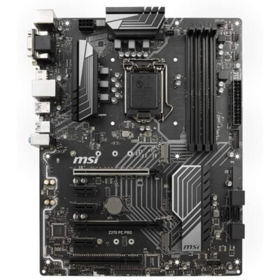 For MSI Z370 PC PRO Motherboard LGA 1151 DDR4 VGA+DVI+ ATX