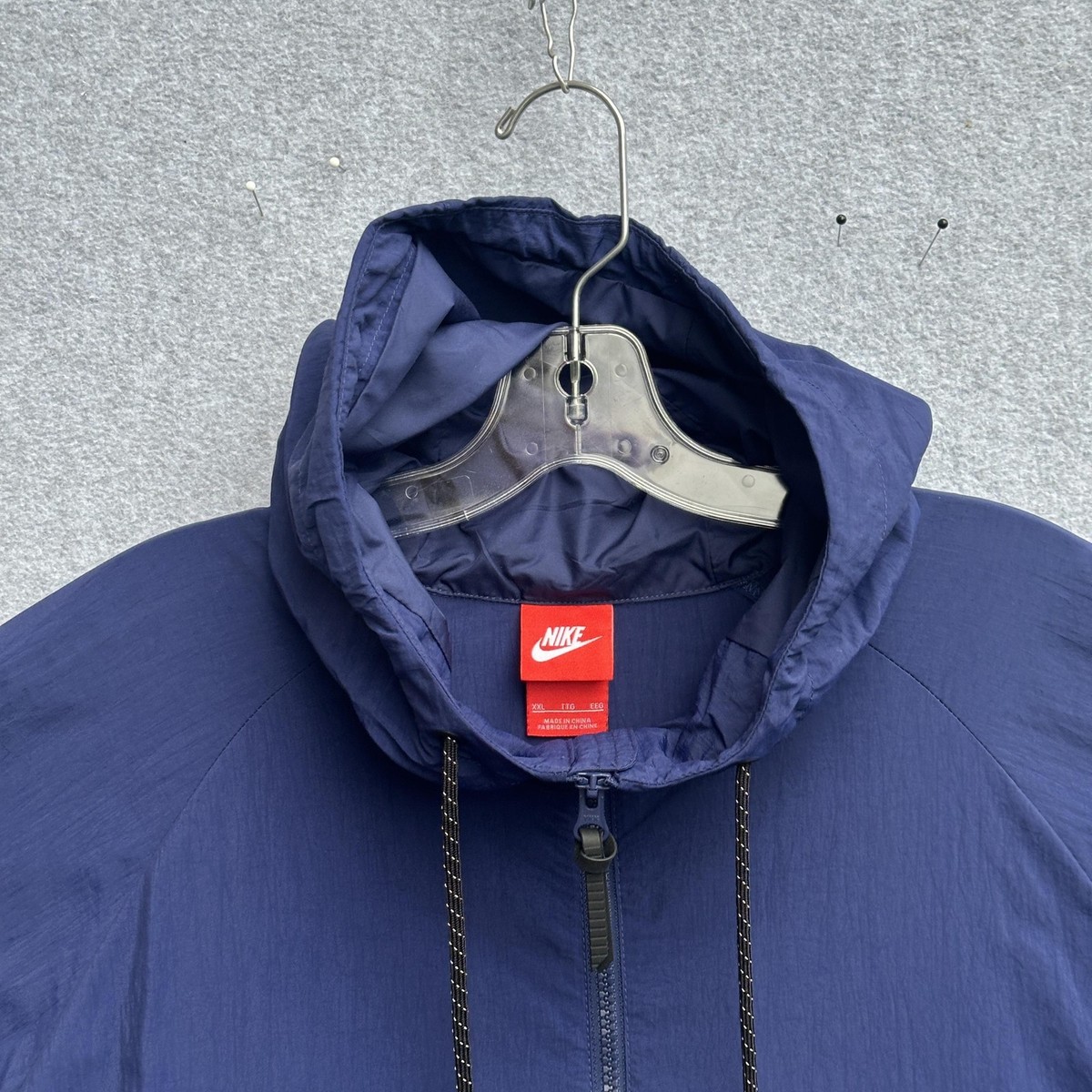 Nike Air Ma Windrunner Anorak Half Zip Jacket Mens Sz XL Blue