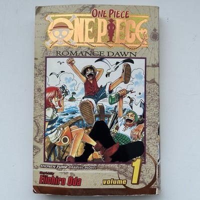One Piece Volume 1 Shonen Jump Gold Foil Manga Book English (4th