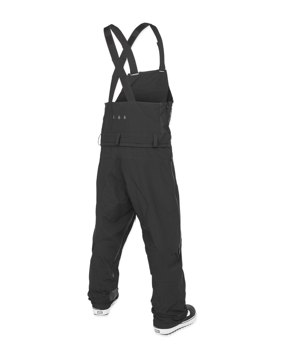 Volcom 3L Gore-Tex Bib Overhauler Men's Snow Pants, Black, Small