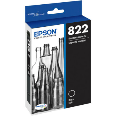 T822 Epson Genuine 822 Ink Cartridge for WorkForce Pro WF-3820