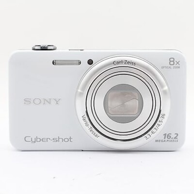 Sony Digital Camera DSC-WX60 Cyber Shot White 8.0x 16.2MP Compact