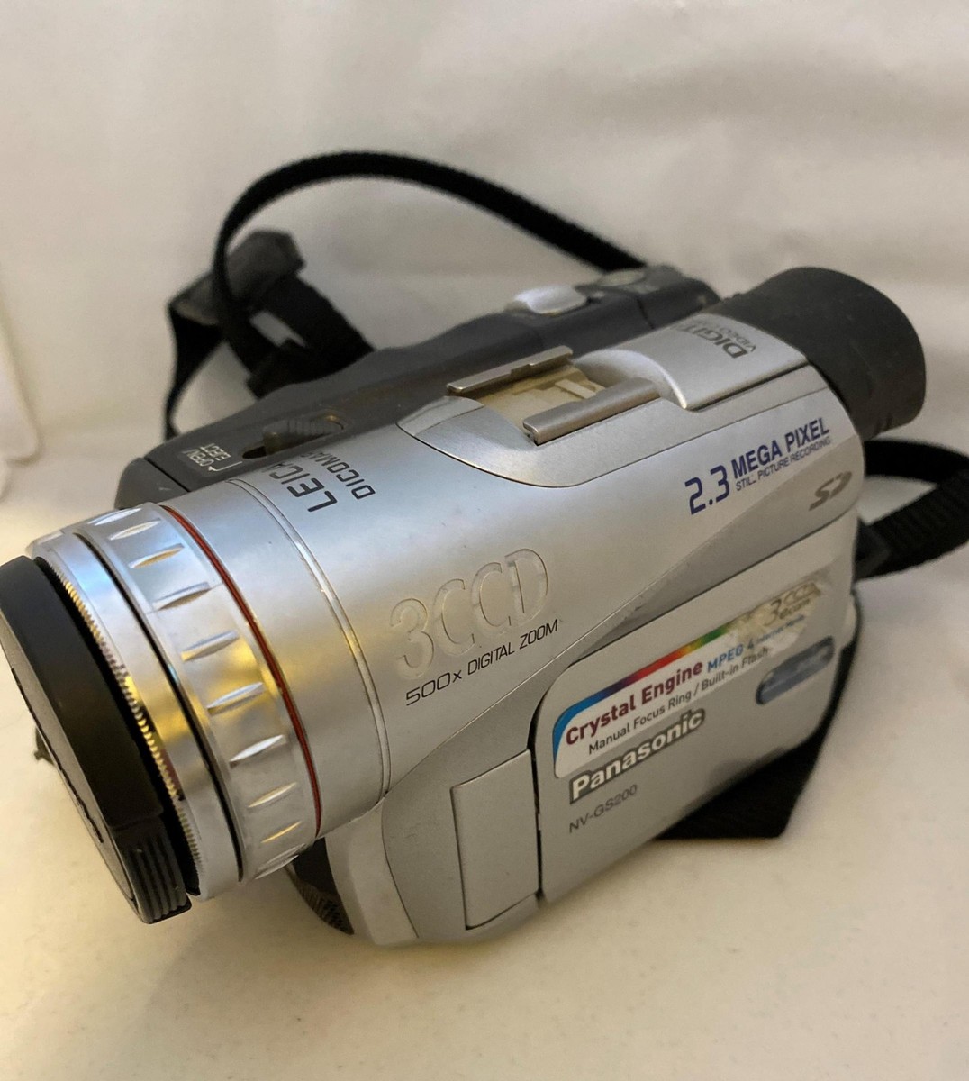 Panasonic NV-GS200 3CCD MiniDV Camcorder 10x Zoom - Video Transfer