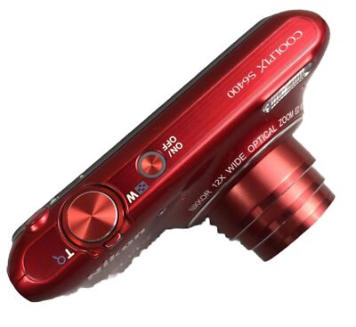Nikon Coolpix S6400 Digital Camera 16.0MP 12x Zoom Lens Red | eBay