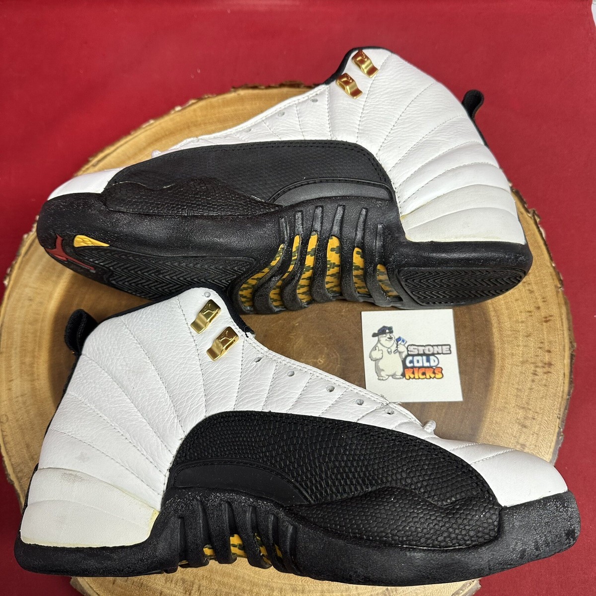 Nike Air Jordan 12 XII OG Taxi 1996 size 9.5 Playoff Flu Game III