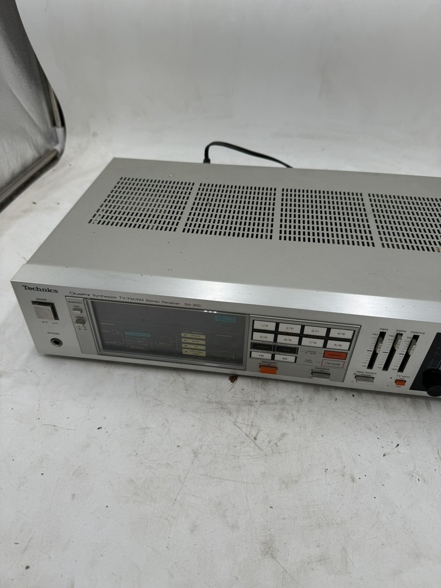 Technics SA-350 Quartz Synthesizer TV/FM/AM Stereo Receiver