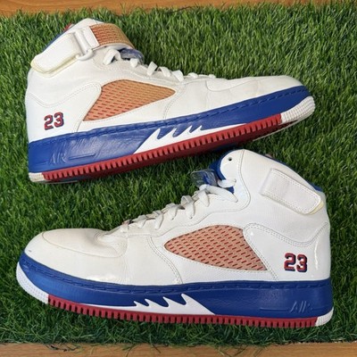 Nike Air Jordan 5 Fusion AJF Varsity Red Blue Ribbon Size 13