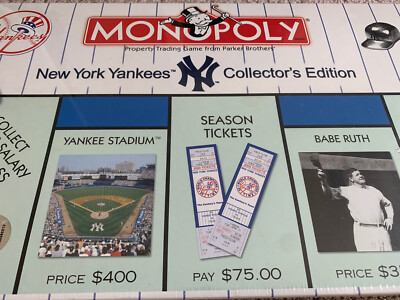 New York Yankees Collector's Edition Monopoly Board Game, HASBRO