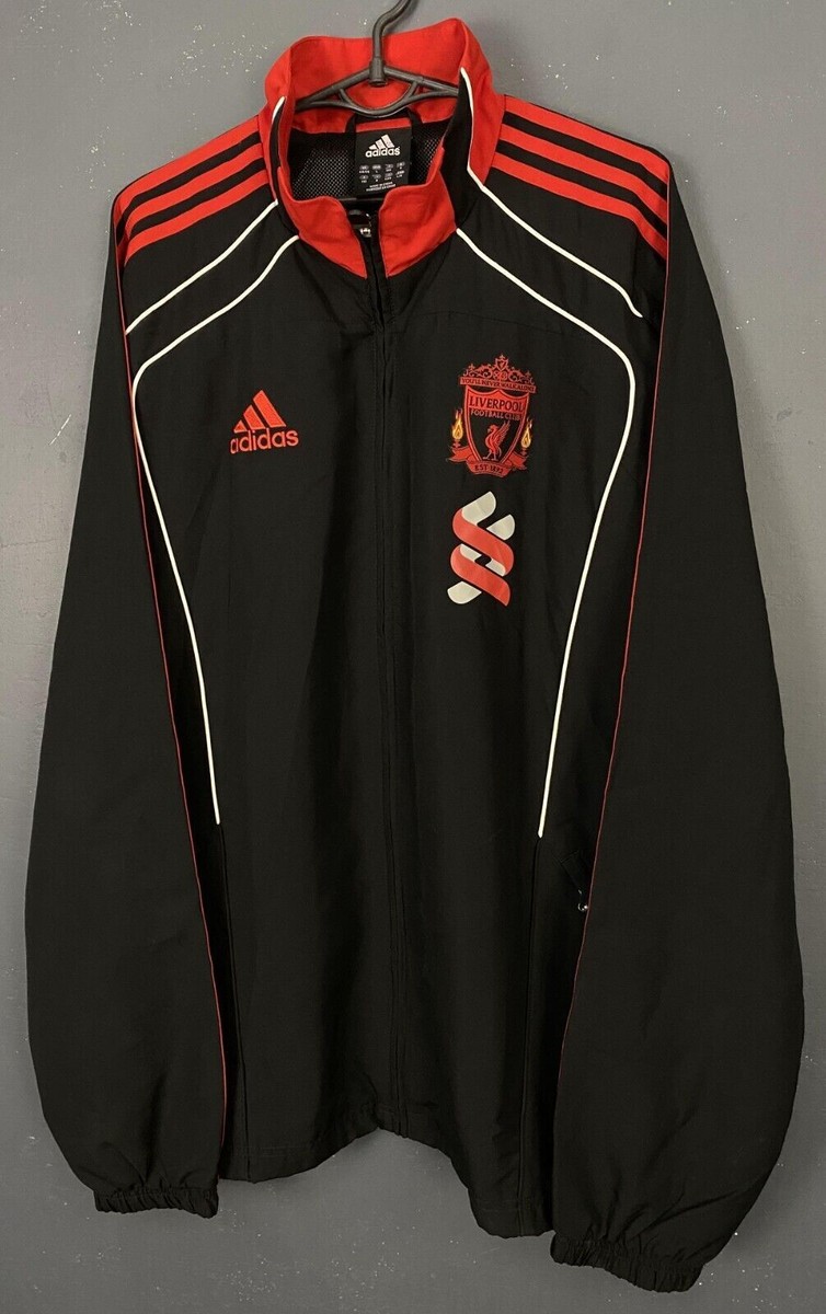 MEN'S ADIDAS FC LIVERPOOL 2010/2011 TRACK JACKET TRAINING SOCCER
