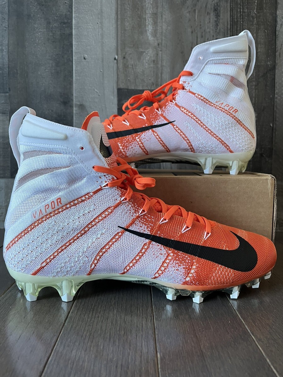 Nike Vapor Untouchable 3 Elite Football Cleats Orange White AO3006