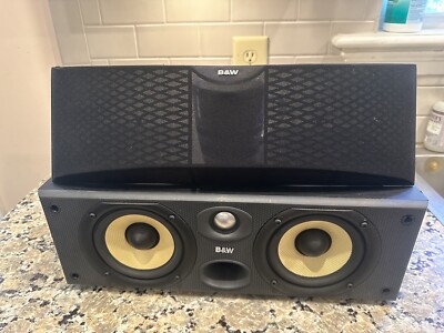 Bowers & Wilkins B&W CC6 S2 Center Channel Speaker Black Vintage
