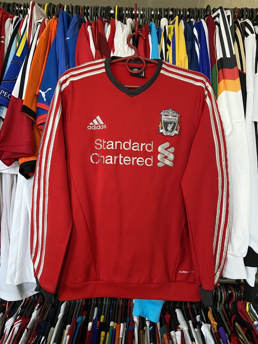LIVERPOOL 2011 2012 TRAINING FOOTBAL SOCCER SWEATSHIRT ADIDAS