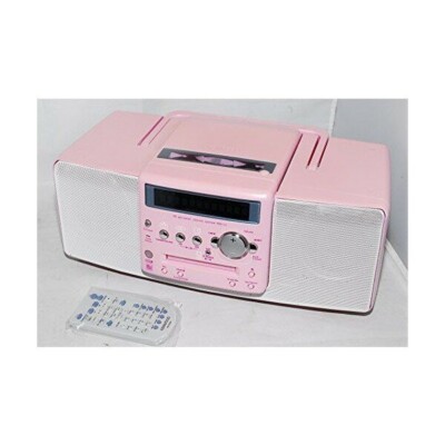Kenwood CD/MD/Radio Personal Stereo System Pink MDX-L1-P Used from