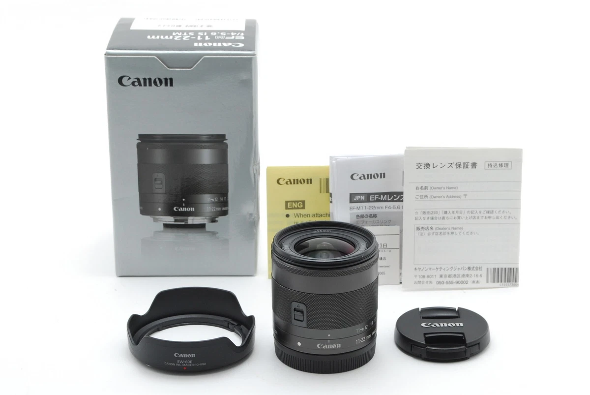 値下げ］Canon ef-m 11-22mm ※箱・フード・ケース付き 値下げ］Canon