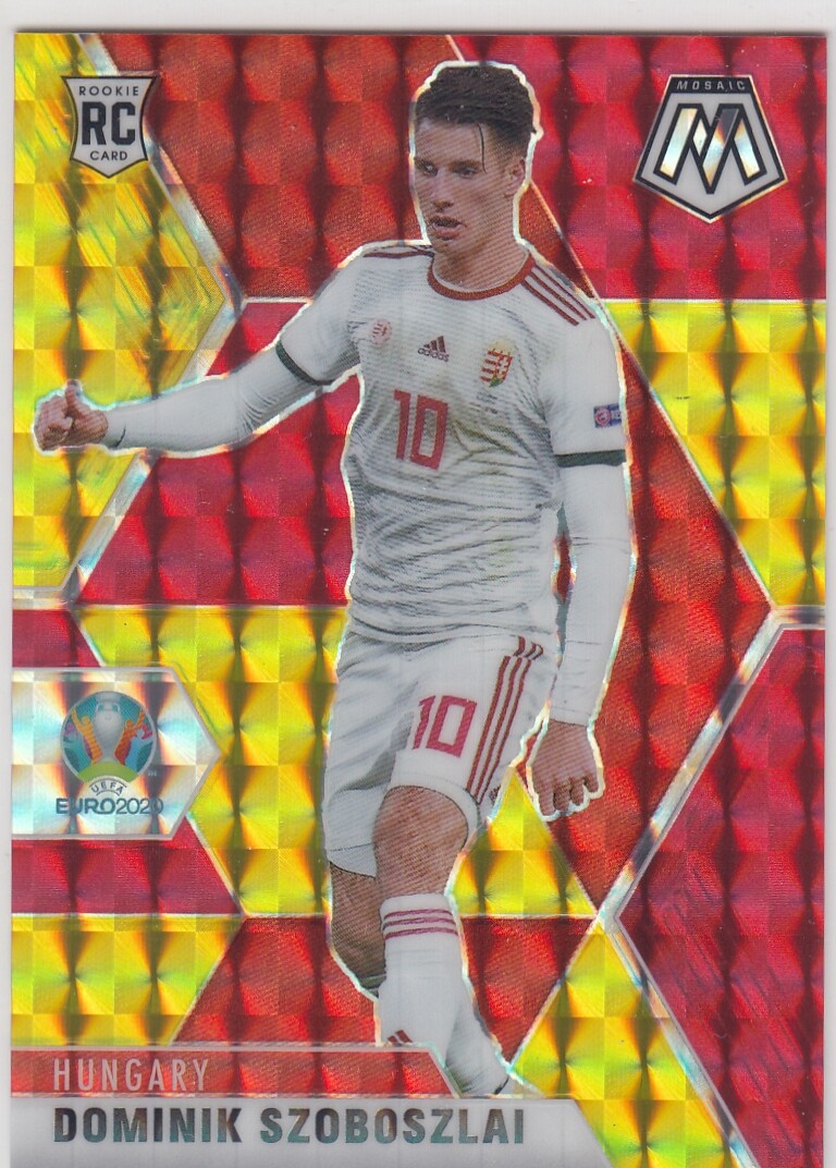 Dominik Szoboszlai 2020 Mosaic Euro #49 Choice Red & Gold /88