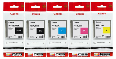 Canon PFI-120 130ml Ink Tank Set PFI-120MBK PFI-120BK PFI-120C PFI