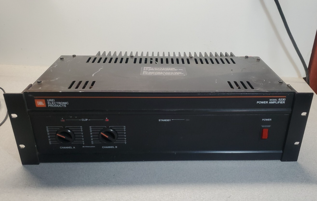 JBL Urei Model 6230 Power Amplifier 2 Channel - Tested and working