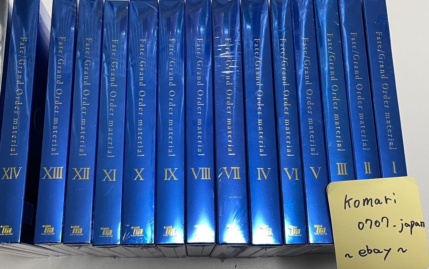 fate grand order fgo 1 to 14 XIV blue material book complete set
