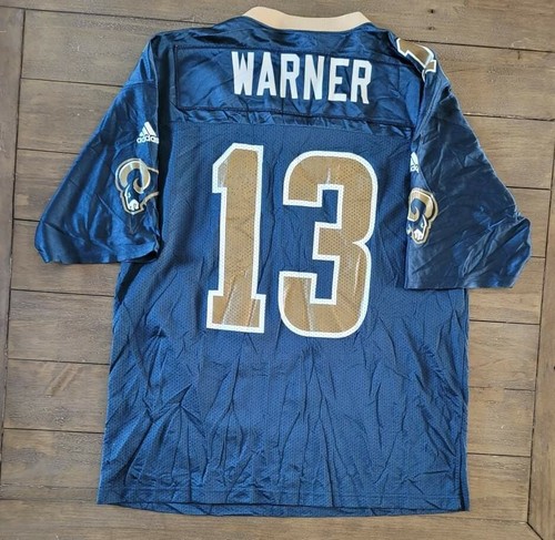 Vintage Adidas St. Louis Rams Kurt Warner #13 Authentic Jersey