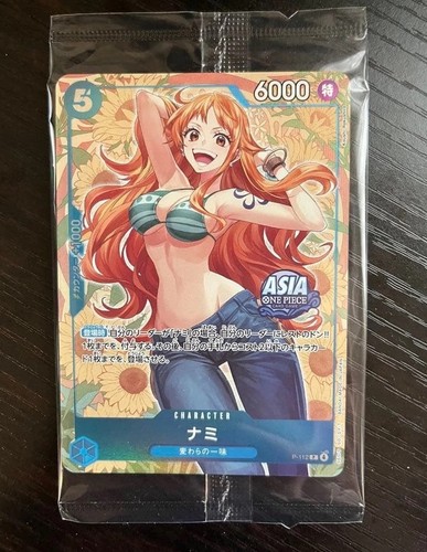 Nami P-112 Asia ONE PIECE CARD GAME Mini-tin Pack Set Vol.2