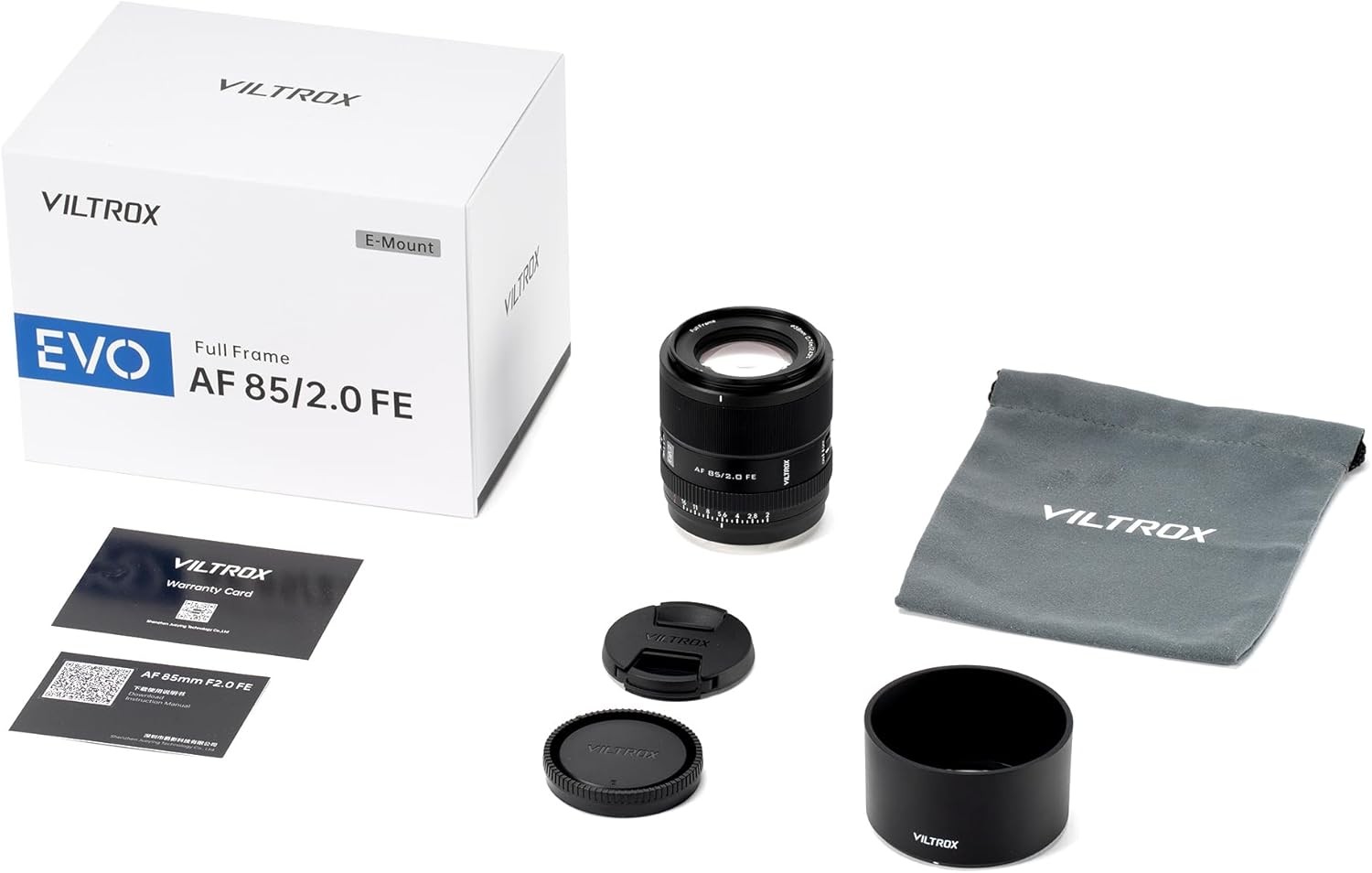 VILTROX AF 85mm F2.0 EVO Auto Focus Full Frame Large Aperture Lens