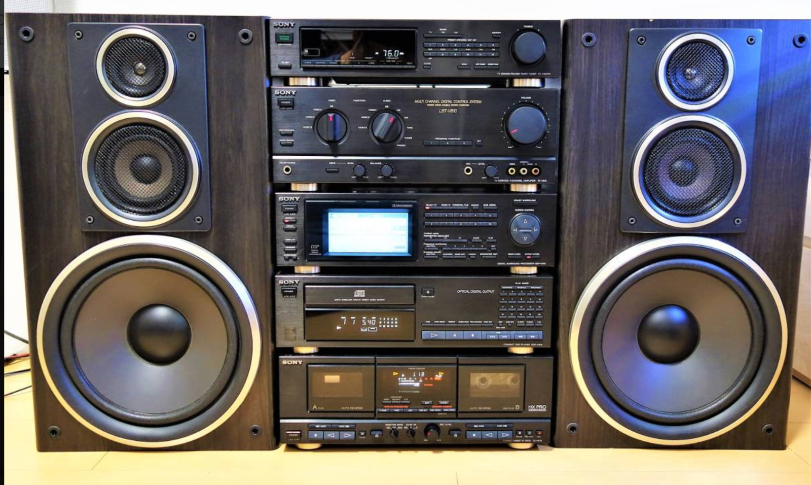 Fully Serviced Sony Liberty LBT-V810 CD Cassette Stereo System